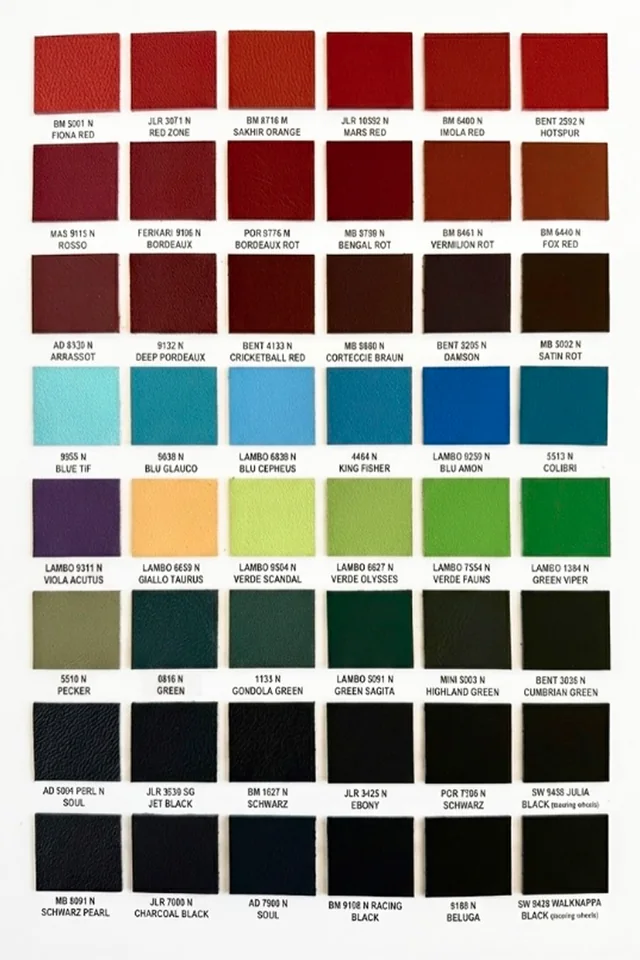 Katalog kolorów Automotive Leather 2025/2026 — 6