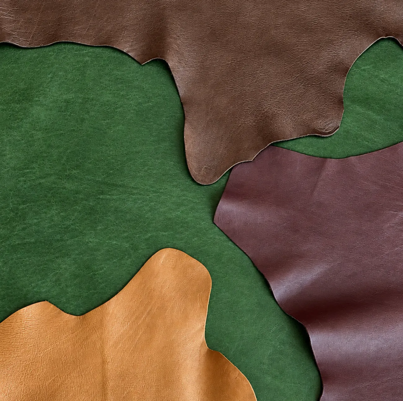Leather in a refined interior